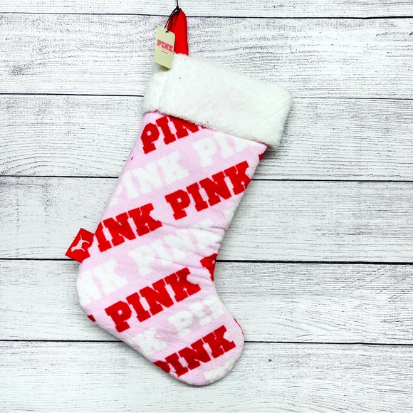 Victoria’s Secret PINK Holiday Stocking Limited Edition New With Tags - Picture 2 of 7